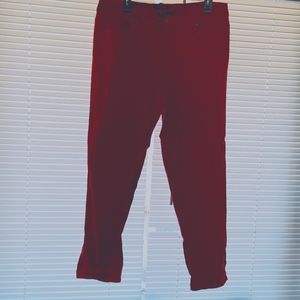 Red jeans